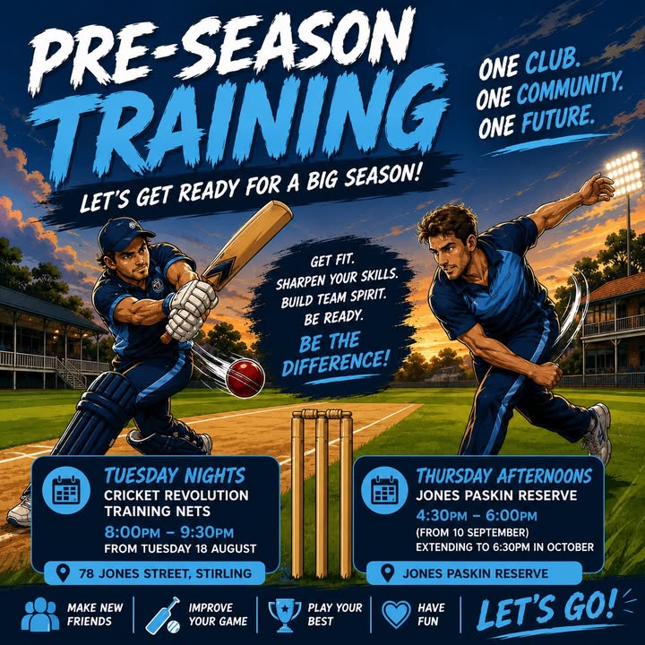 🏏 PRE-SEASON IS HERE! 🏏